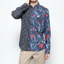 デシグアル Desigual シャツ長袖 ELIYAHU (ブルー)