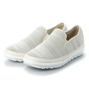 パータムスポーツ PARTAM SPORTS スリッポンスニーカー レディース ニット軽量スリッポンシューズ (IVORY)