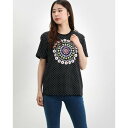 デシグアル Desigual Tシャツ半袖 RIGA (グレー/ブラック)