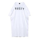 ラスティ RUSTY ハンソデ UVTシャツ (WHT)