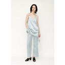 スライ SLY SATIN V/N CAMISOLE (ライトブルー)