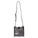 【アウトレット】グリーンパークス Green Parks クリアスクエアショルダーバッグ (Black)