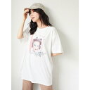 【アウトレット】グリーンパークス Green Parks SUGAR SPOON パール×ガールptチュニック (Off White)