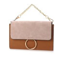 ドゥアルシーヴ DOUX ARCHIVES チェーン付ショルダーBAG (ブラウン)