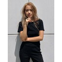 エゴイスト EGOIST バックオープン半袖TOP (BLACK)