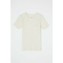 マウジー moussy CLASSIC RIB TEE (アイボリー)