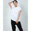 ナージージャパン NERGY JAPAN レディース フィットネス 半袖Tシャツ 【24H快適】【UV&吸水速乾】バックタックフレンチTシャツ NJM00160 (ホワイト)