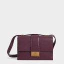 【2020 FALL】メタリックプッシュロック クロスボディバッグ / Metallic Push-Lock Crossbody Bag (Purple)