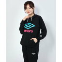 アンブロ UMBRO レディース ニットジャケット WM スウエツトパーカー UMWQJF21 (ブラック)
