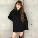 アンビー ENVYM オーバーサイズスウィッチングSH (BLACK)