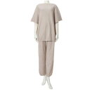 【スタイリストプロデュース】シルキータッチワンマイルセットアップ (ベージュ)