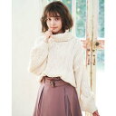 イング INGNI 3Gケーブルオフタートルニット (アイボリー)
