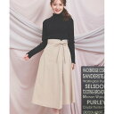 ノエラ Noela タートルニットドッキングワンピース (ブラック)