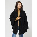 着物Aラインコート (BLACK)