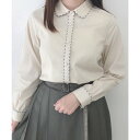 フィント F i.n.t レターストライプパイピングシャツ (IVORY)