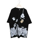 スカラー ScoLar UFOキャッチャーアップリケTシャツ (ブラック)
