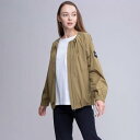 エーグル AIGLE 撥水 ノーカラー ブルゾン (モスグリーン)