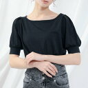 ユメテンボウ 夢展望 パフスリーブトップス (ブラック)