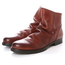【アウトレット】SHOE・PLAZA フープディドゥ whoop'-de-doo' サイドジップブーツ 105252 CBP (BR)