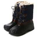 ゴールデンレトリバー Golden Retriver 防寒ブーツ(4?防水撥水付き) (NAVY)
