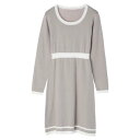 デュラス DURAS バイカラーニットワンピース (GRAY)