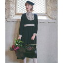 フィント F i.n.t はしごリボンレースヨークワンピース (BLACK)