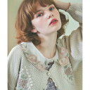 フィント F i.n.t ステンドグラス風シアー衿ブラウス (IVORY)