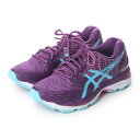 アシックス asics ランニングシューズ ゲル ニンバス LADY GEL-NIMBUS 18-wide TJG512 5390 (パ?プル×ターコイズ)