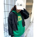 イング INGNI 【春の新作】クロップド丈MA-1 (クロ)