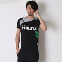 アスレタ ATHLETA サッカープラクティスシャツ マーク対応 AP-0125 ブラック×グレー (ブラックGY)