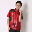ヒュンメル hummel サッカー半袖ピステパーカー HAW4166 (レッド)