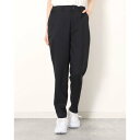 ルコックスポルティフ le coq sportif レディース ウインドクォーターパンツ エアスタイリッシュパンツSLウーブン QMWTJD30 (ブラック)