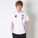 カッパ Kappa ゴルフシャツ 半袖シャツ(無地ジャガード) KG612SS46 (ホワイト)
