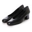 シューギャラリーオオタ SHOE GALLERY OTA ブラックプレーンパンプス(BLBL)