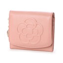 クレイサス CLATHAS ワッフル BOX小銭入れ付き折り財布 (ピンク)