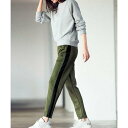 フィラ FILA <FILA>ラインデザインテーパードジャ (カーキ)