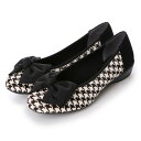【アウトレット】シューギャラリーオオタ SHOE GALLERY OTA 千鳥柄バレエシューズ (CRF)