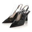 メリッサ melissa MELISSA SLINGBACK HEEL + LARROUD_ AD (BLACK TRANSP)