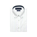 トーキョーシャツ TOKYO SHIRTS 【超形態安定】ボタンダウンカラー 綿100% 半袖ビジネスワイシャツ (ライトグリーン)