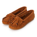 ミネトンカ Minnetonka KILTY SUEDE MOC キルティスエードモカシン 402R (ブラウン)