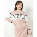 セシルマクビーグリーン CECIL McBEE green バイカラージップアップブルゾン (PI)