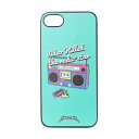 ディーパークス DPARKS iPhone7 ブラックケース RADIO STAR グリーン (グリーン)