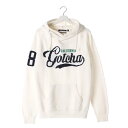 【アウトレット】ガッチャゴルフ Gotcha Golf ジャガード ロゴ ニット プルパーカー (シロ)