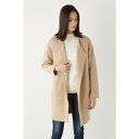 《5/26(金)11:59までWEB限定価格》【AZUL by moussy】ACバルキーノーカラーガウン BEG