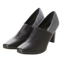 テーン tehen 7.5cmストレッチパンプス (GRY/C)