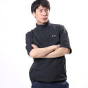アンダーアーマー UNDER ARMOUR メンズ ゴルフ 半袖ウインドブレーカー UA STORM WINDSTRIKE 1/2 SLEEVE 1290211