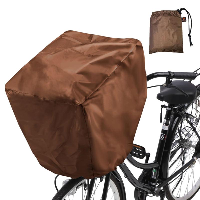 VILAU 自転車カゴカバー 防水 前後カゴ兼用 大きいサイズ 後ろカゴ 防水カバー レインカバー 前カゴカバー 後カゴカバー 通勤 通学