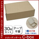 ダンボール 段ボール 小型ダンボール C-BOX L 160×120×45 30枚セット ダンボール ダンボール ギフトボックス アクセサリー スマホケース 小物 モバイルバッテリー 文房具 ハンコ ジュエリー 定形外 お菓子 ギフト