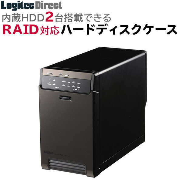 【Windows10対応】【LHR-2BRHEU3】ガチャベイシリーズ RAID機能搭載2…...:logitec:10007878