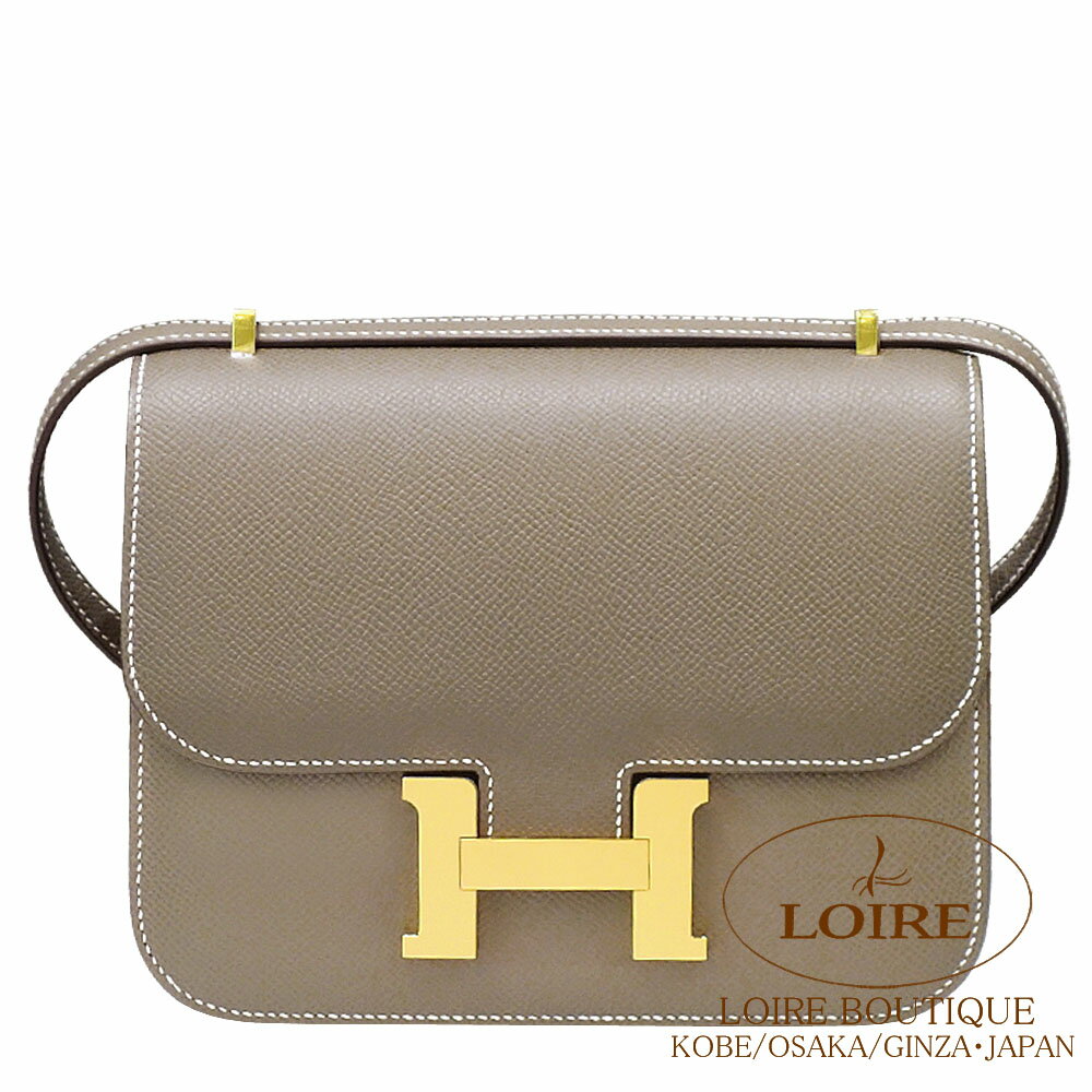 エルメス コンスタンス3 ミニ ミロワール エトゥープ エプソン ゴールド金具 HERMES Constance3 Mini Miroir ETOUPE(18) Epsom Gold